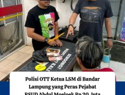 Oknum Lsm Tertangkap Saat Memeras Pihak Rumah sakit
