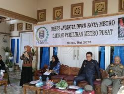 Dengar Aspirasi Warga, Kun Komariyati Dorong Perbaikan Fasilitas Umum di Metro Pusat